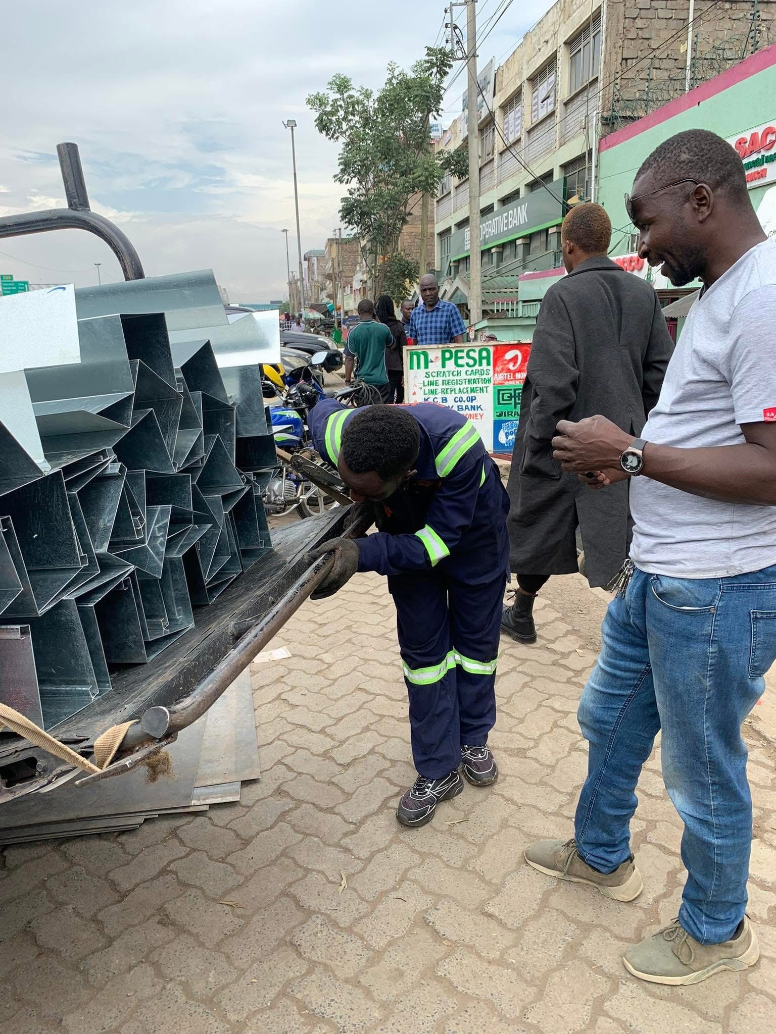 Professional metal bending services in Nairobi